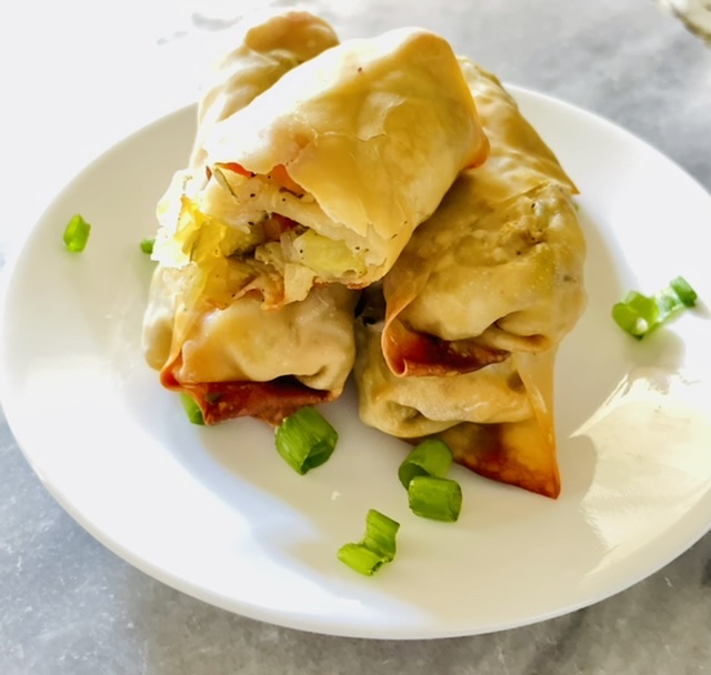 Vegan Baked Eggrolls ShantEposts